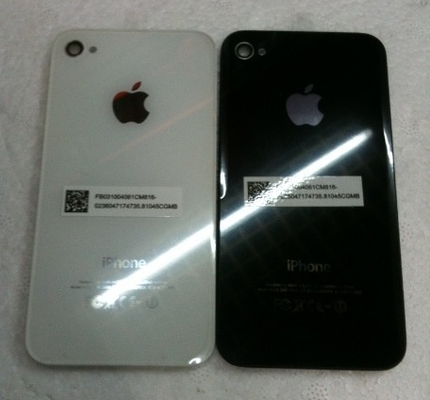 良い品質 良質の Apple Iphone 4 OEM の部品の裏表紙/蓄電池カバー 売上高