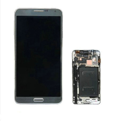 良い品質 ガラス + 金属 + Samsung のノート 3 のためのプラスチック元の取り替えの携帯電話 LCD の表示 売上高