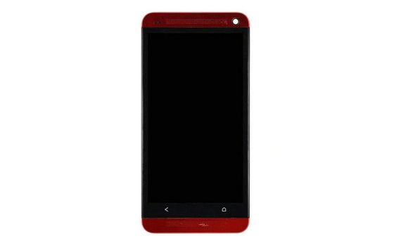 良い品質 修理部品の携帯電話 LCD スクリーン Htc 1 つの LCD の接触計数化装置スクリーンの赤い白 売上高