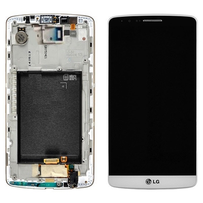 良い品質 5.5 インチの金、黒、LG G3 D855 LCD スクリーンの計数化装置アセンブリのための白い LG LCD スクリーンの取り替え 売上高