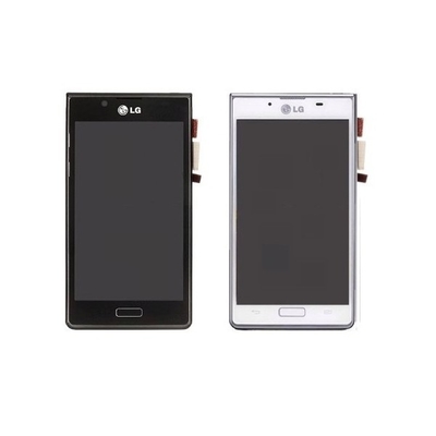 良い品質 黒、フレームが付いている白 4.3 のインチ LG Optimus L7 P700 LCD のタッチ画面の計数化装置 売上高