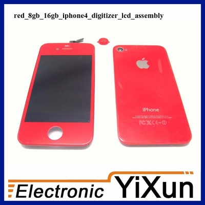 良い品質 計数化装置アセンブリ取り替えのキット赤いLCD IPhone 4つのOEMの部品 売上高