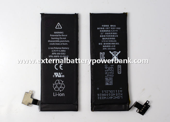 良い品質 1430mah 高い発電 iPhone4S のための再充電可能な李イオン ポリマー電池 売上高