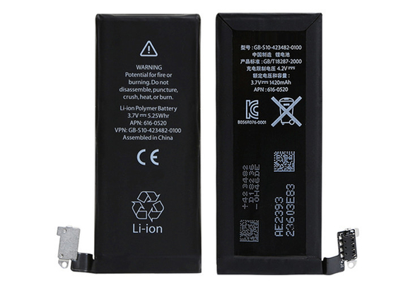 良い品質 Apple の iPhone のための 1420mAh 3.7V の iPhone の取り替えの内部電池 4 4G 売上高