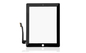 ガラス + Ipad 3 Capative スクリーンのためのペット接触パネルの Ipad の予備品 企業
