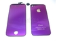 iPhone 4 液晶デジタイザー アセンブリ交換キット紫 企業