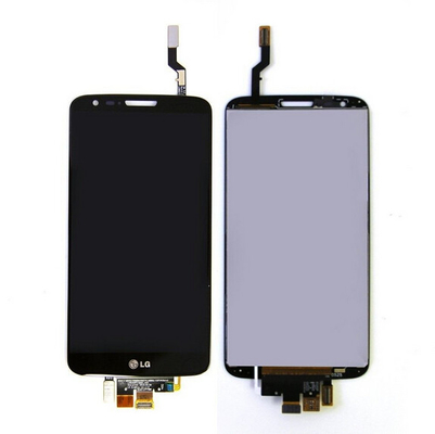 良い品質 フレームの黒のLG Optimus G2の携帯電話LCDスクリーン アセンブリ スクリーン 売上高